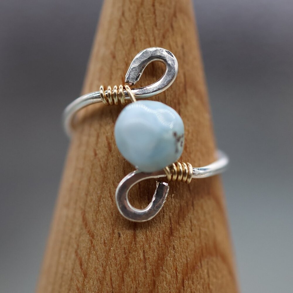 Sterling Silver Larimer Ring Size 8 - Picture 4 of 4